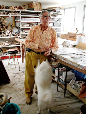 Pepe Damaso Las Palmas med sin hund